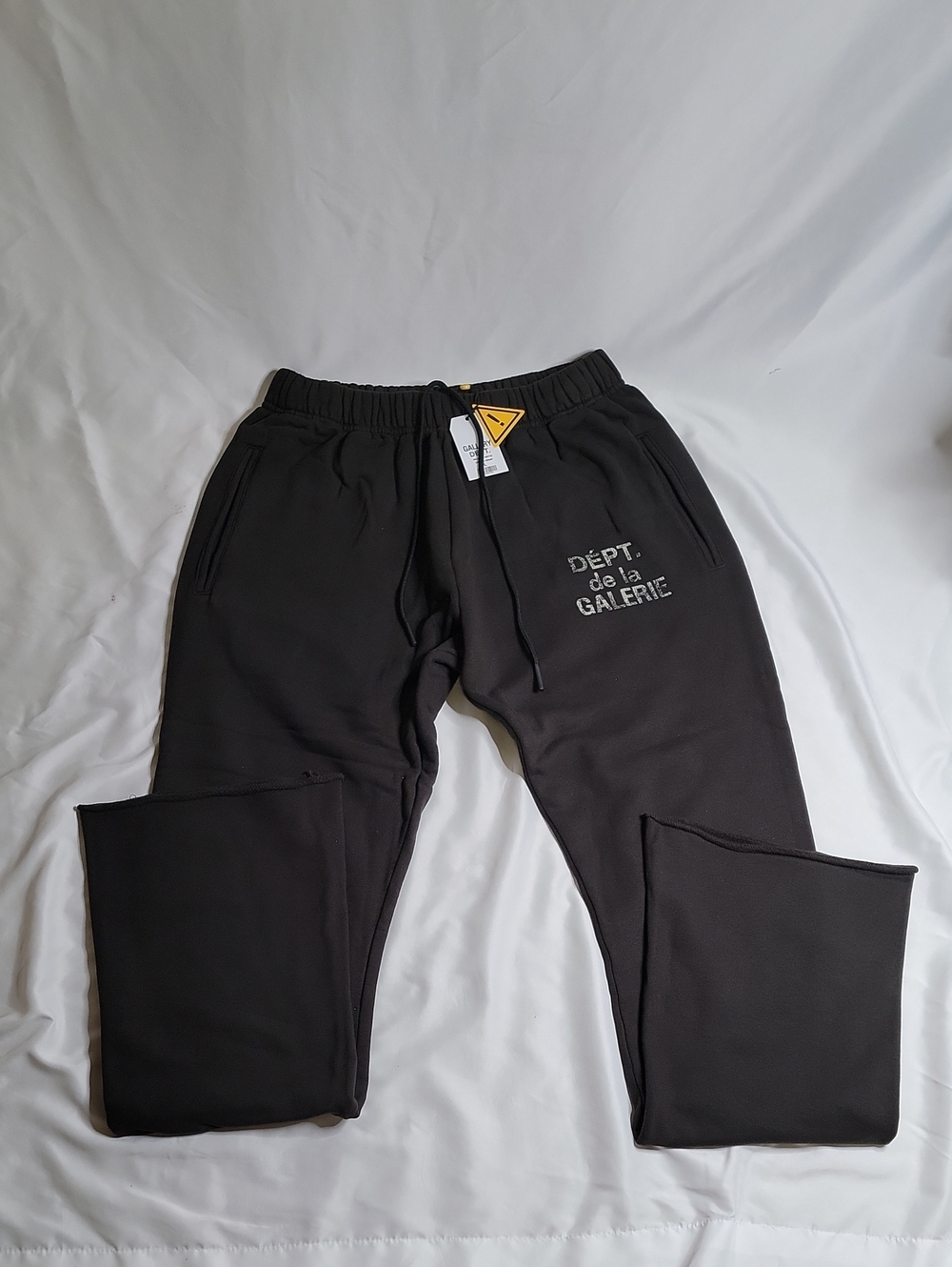 Gallery Dept Graphite Sweatpants with White Logo